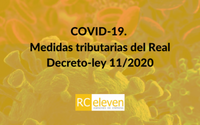 COVID-19. Medidas tributarias del Real Decreto-ley 11/2020